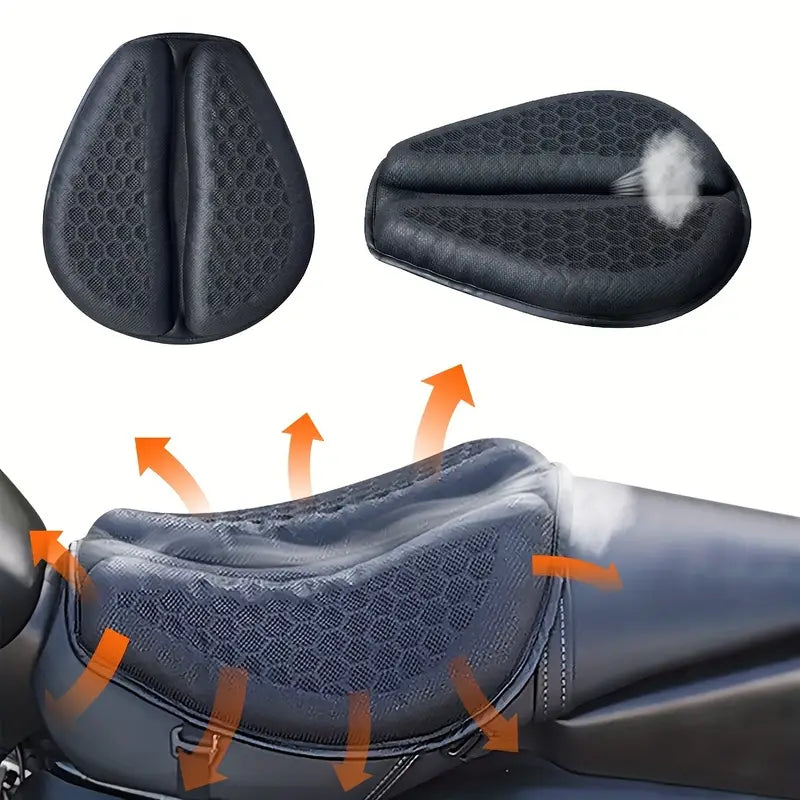 Cojín para Asiento de Motocicleta con Estructura de Panal